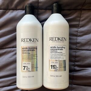 Redken acidic bonding concentrate shampoo and conditioner